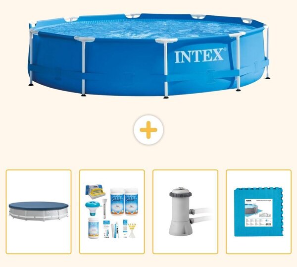 Piscina fuori terra a struttura - 366x76 cm - 5 pezzi - SCB2
