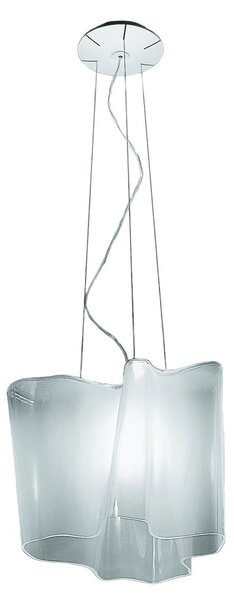 Lampada a sospensione Artemide, Logico, dimmerabile, Bianco, Soggiorno, Vetro, Design