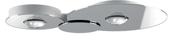 Plafoniera Lodes, dimmerabile, Metallizzato, Metallo