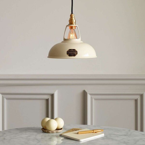 Lampada a sospensione Coolicon, Beige, Soggiorno, Metallo, Design