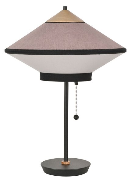 Lampade da tavolo Forestier, Cymbal S, Rosa / Rosé, Soggiorno, Tessuto / Tessile, Design