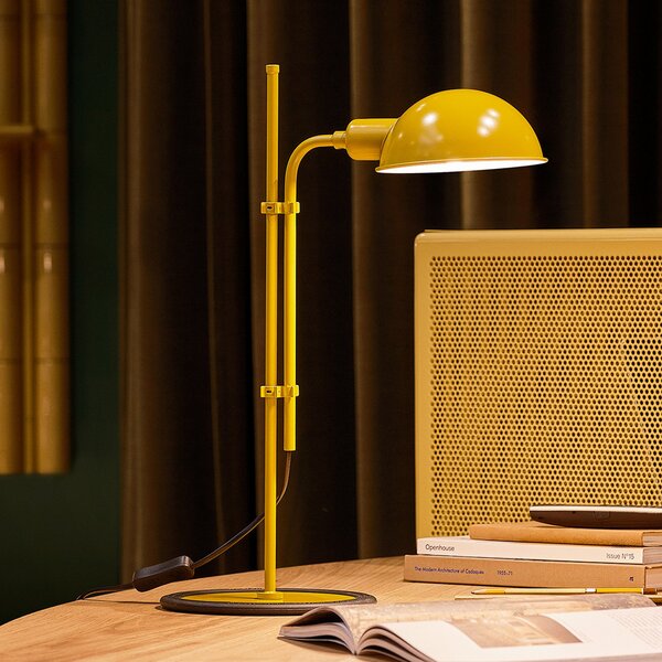 Lampade da tavolo MARSET, Funiculí, Giallo, Soggiorno, Metallo, Design