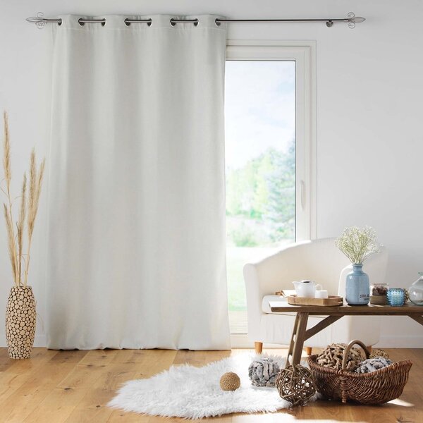 Tenda fonoassorbente crema 140x260 cm Jupiter - douceur d'intérieur