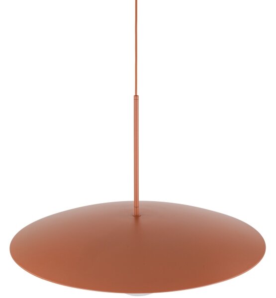 Lampadario a sospensione con filo SLATE 1xE27/15W/230V diametro 65 cm color mattone