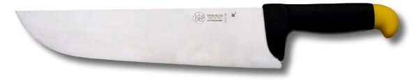 Due Buoi Coltello Macellaio Lama Larga 803 Manico Plt/Inox cm 30