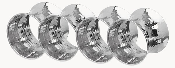 Set di 4 portatovaglioli Silver Linings