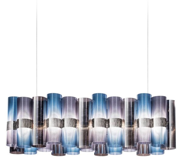 Slamp Lampada a sospensione LED La Lollo, blu/viola, 100 cm