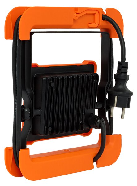 Faro LED portatile da cantiere 20W IP65 Con Spina e Gancio di supporto