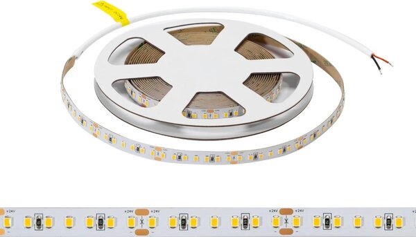Striscia LED 24V 144W/m CRI>97 TRUE COLOR Professionale - IP20 - 5 metri