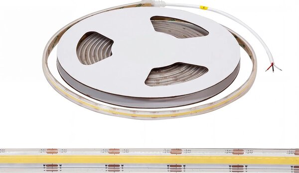 Striscia LED COB CCT Bianco Variabile 24V 14W/m Professionale - IP20 - 5 metri