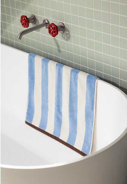Tappetino per il bagno blu in tessuto 50x80 cm Gobo – noo.ma