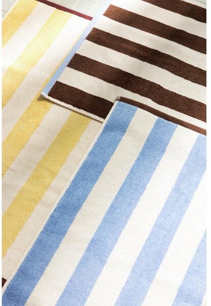 Tappetino per il bagno blu in tessuto 50x80 cm Gobo – noo.ma