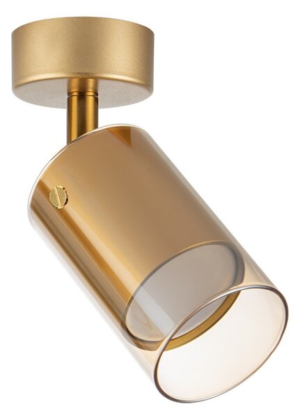 Plafoniera da soffitto GU10 Orientabile in Vetro - Oro