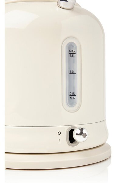 Bollitore color crema in acciaio inox 1,5 l Highclere – Haden