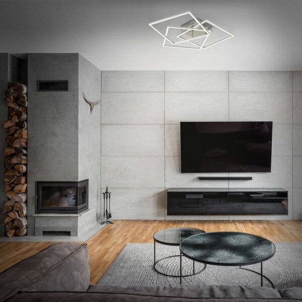 Brilo - Lampadario a plafone LED dimmerabile FRAME LED/40W/230V Wi-Fi Tuya + +TC