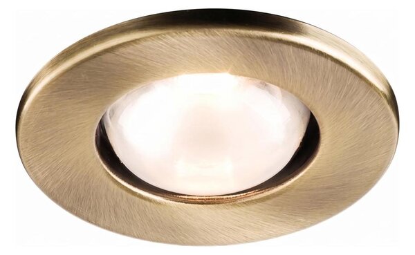 Redo 70218 - Faretto da incasso per controsoffitto FR 1xE14/30W/230V ottone