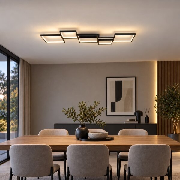 BRILAGI - Plafoniera LED SHIFT LED/42W/230V 4000K 47,5x122 cm nera