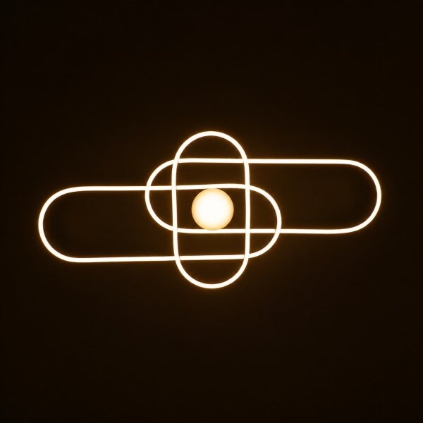 BRILAGI - Lampada da soffitto LED dimmerabile APOLLO LED/58W/230V 43,2x101,2 cm cromo + telecomando
