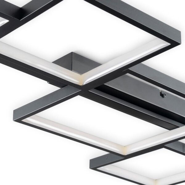 BRILAGI - Plafoniera LED SHIFT LED/42W/230V 4000K 47,5x122 cm nera