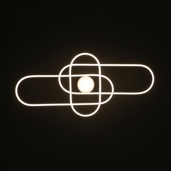 BRILAGI - Lampada da soffitto LED dimmerabile APOLLO LED/58W/230V 43,2x101,2 cm cromo + telecomando