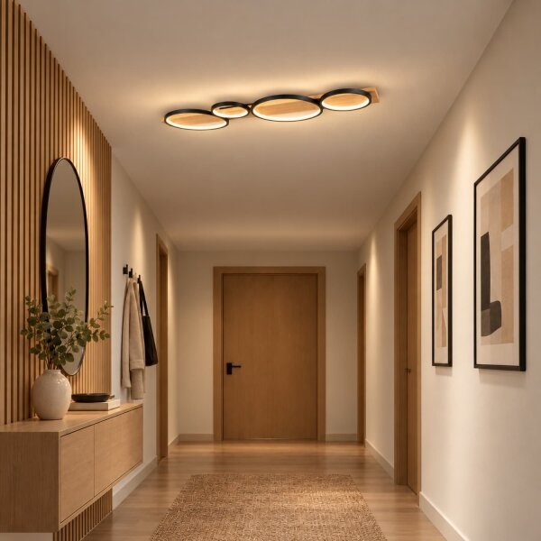BRILAGI - Plafoniera PLANK LED/38W/230V 4000K 40x120 cm finitura legno