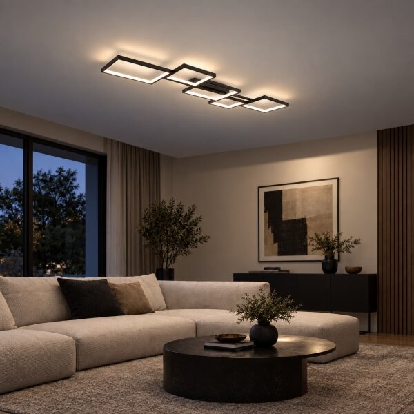 BRILAGI - Plafoniera LED SHIFT LED/42W/230V 4000K 47,5x122 cm nera