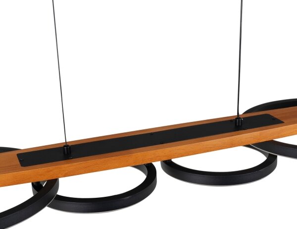 BRILAGI - Lampadario LED sospeso con cavo PLANK LED/35W/230V 4000K 30x100 cm legno