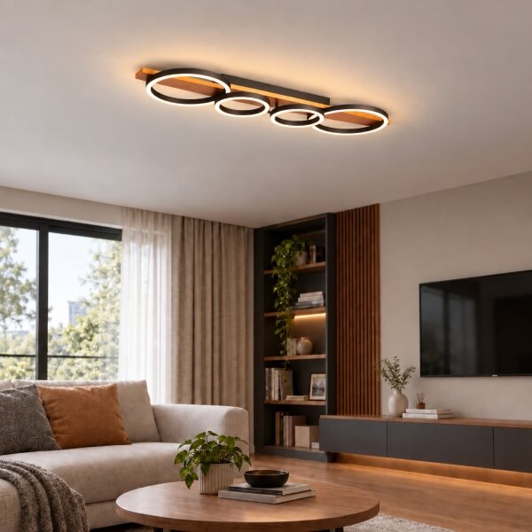 BRILAGI - Plafoniera PLANK LED/35W/230V 4000K 30x100 cm legno