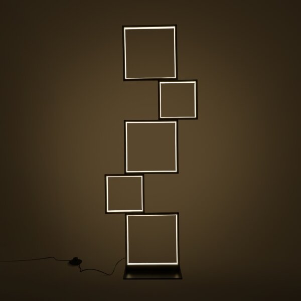 BRILAGI - Lampada da terra SHIFT LED/36W/230V 4000K 123 cm nera