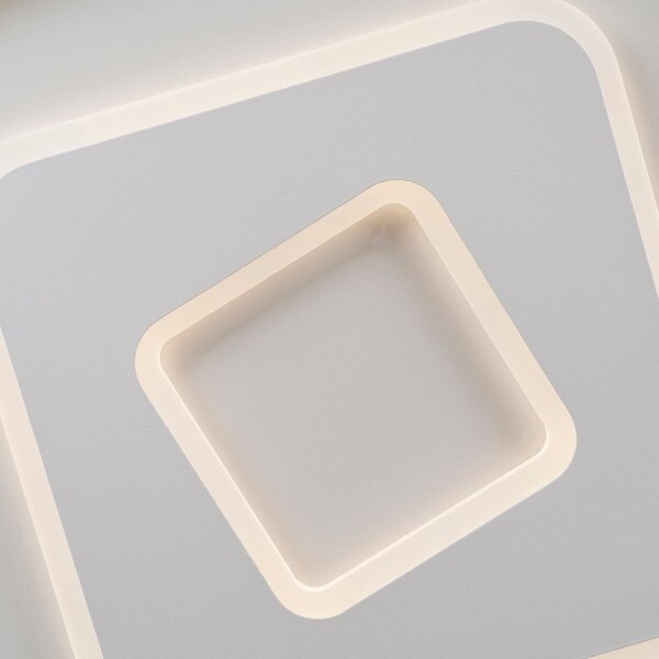 BRILAGI - Plafoniera LED dimmerabile IRIS LED/98W/230V 50x50 cm bianca + telecomando