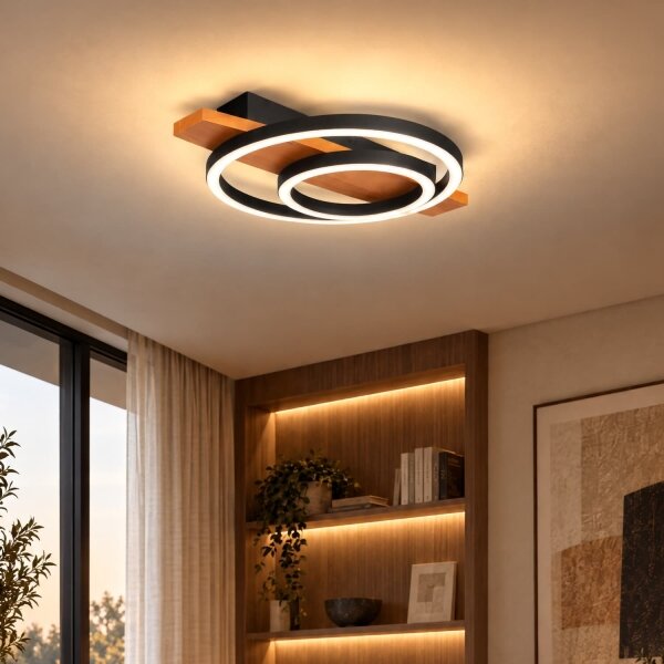 BRILAGI - Plafoniera LED PLANK LED/28W/230V 4000K 30x40 cm legno