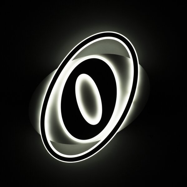 BRILAGI - Plafoniera LED dimmerabile IRIS LED/78W/230V 37x49 cm bianco + telecomando