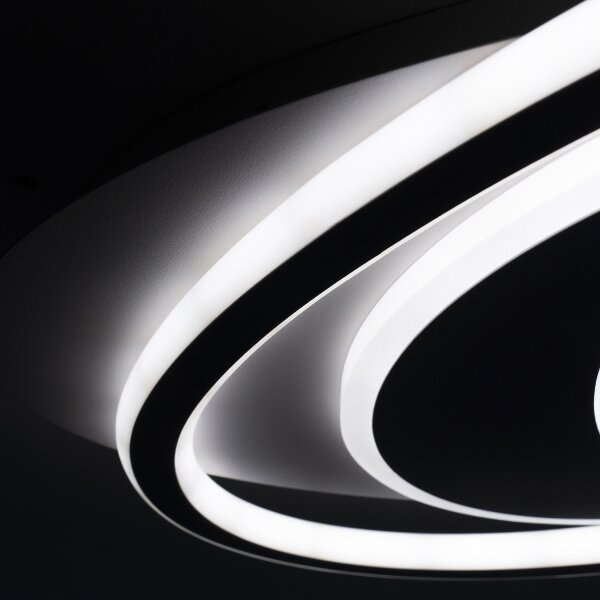 BRILAGI - Plafoniera LED dimmerabile IRIS LED/78W/230V 37x49 cm bianco + telecomando