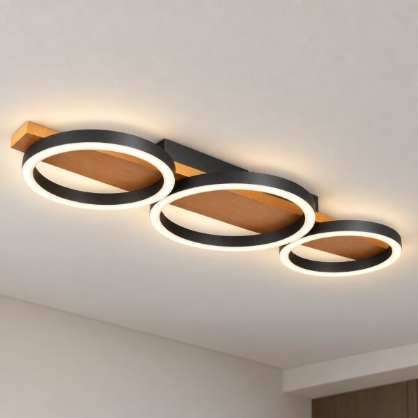 BRILAGI - Plafoniera LED PLANK LED/28W/230V/4000K 25x70 cm legno