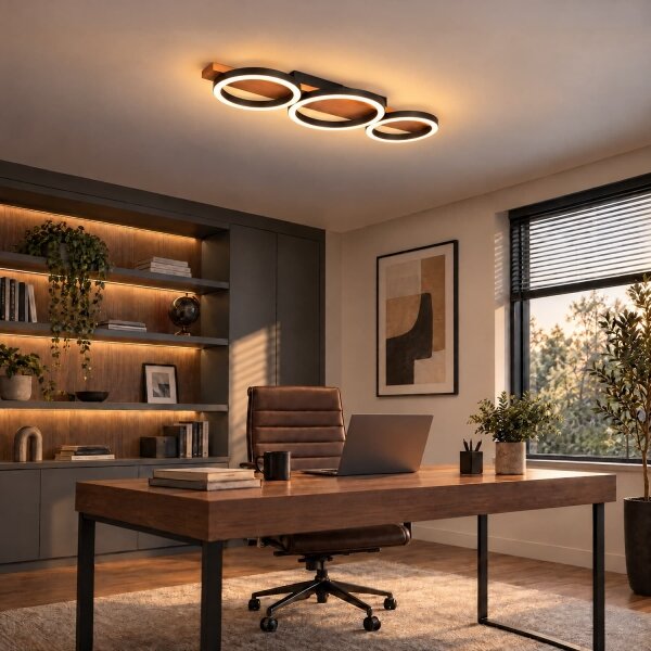 BRILAGI - Plafoniera LED PLANK LED/28W/230V/4000K 25x70 cm legno