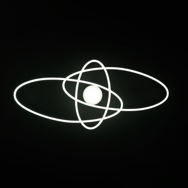 BRILAGI - Plafoniera LED dimmerabile APOLLO LED/58W/230V 43,2x101,2 cm cromo + telecomando