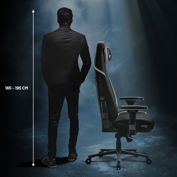 Sedia gaming nera Normal Size: Diablo X-Eye Prime Burned Black
