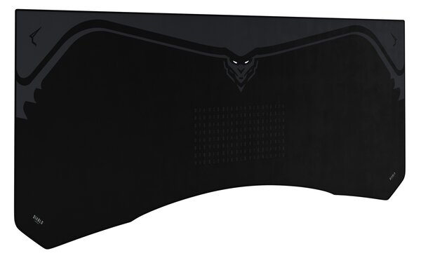 Grande tappetino gaming da scrivania, nero, 160x60 cm: Diablo X-Forge Burned Black