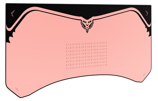 Grande tappetino gaming da scrivania, rosa, 120x52 cm: Diablo X-Forge Akira Pink