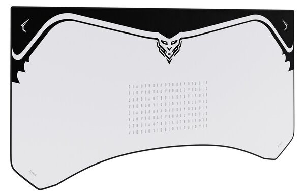 Grande tappetino gaming da scrivania, grigio, 120x52 cm: Diablo X-Forge Nightwolf Moon