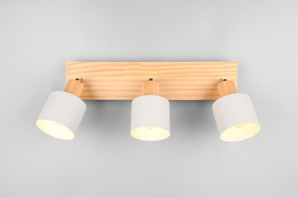 Faretti in colore bianco-naturale ø 9 cm Shanti - Trio