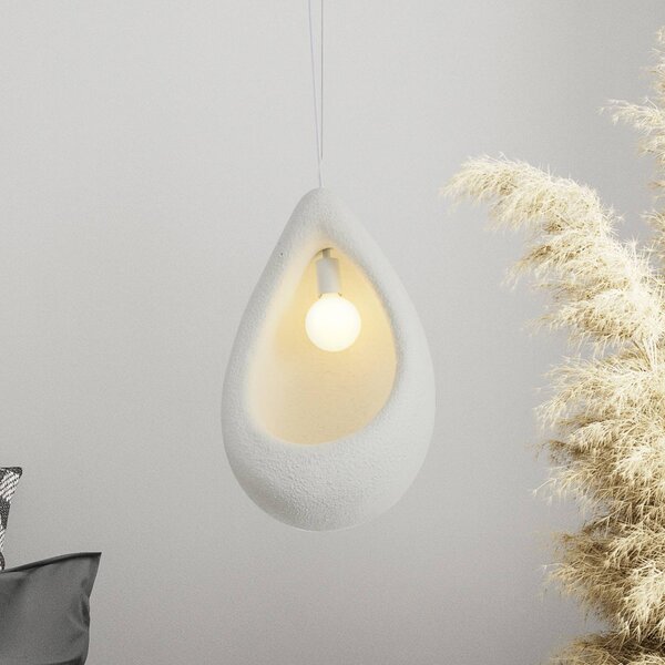 Zambelis Lampada a sospensione 23163, dimmerabile, Bianco / Opale, Soggiorno / Sala da pranzo, Plastica, Lampada a sospensione