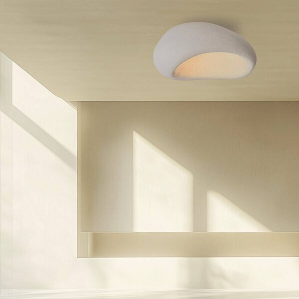 Zambelis Plafoniera soffitto 23341, dimmerabile, Bianco / Opale, Soggiorno / Sala da pranzo, Plastica, Plafoniera
