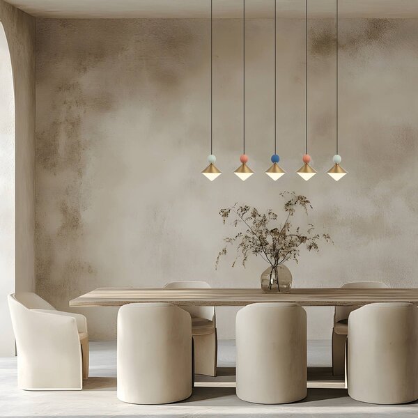 Zambelis Lampada a sospensione 25103, dimmerabile, Ottone / Oro, Soggiorno / Sala da pranzo, Metallo, Lampada a sospensione
