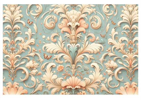 Quadro su tela – Ornamenti romantici