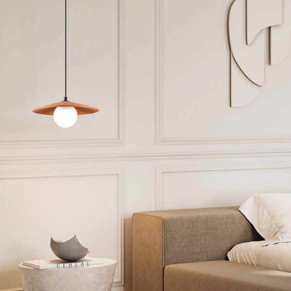 Zambelis Lampada a sospensione 2598, dimmerabile, Terracotta, Soggiorno / Sala da pranzo, Gesso / Argilla, Lampada a sospensione
