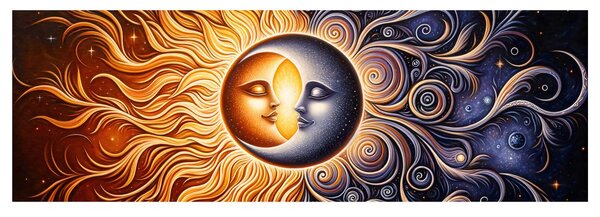 Quadro su tela – Bacio del sole