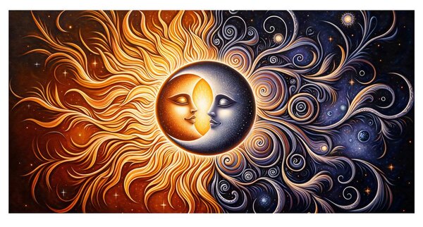 Quadro su tela – Amore cosmico