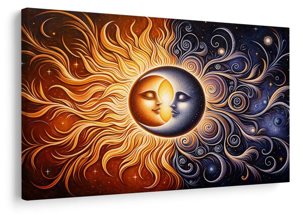Quadro su tela – Armonia di sole e luna