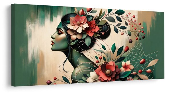 Quadro su tela – Musa dei fiori